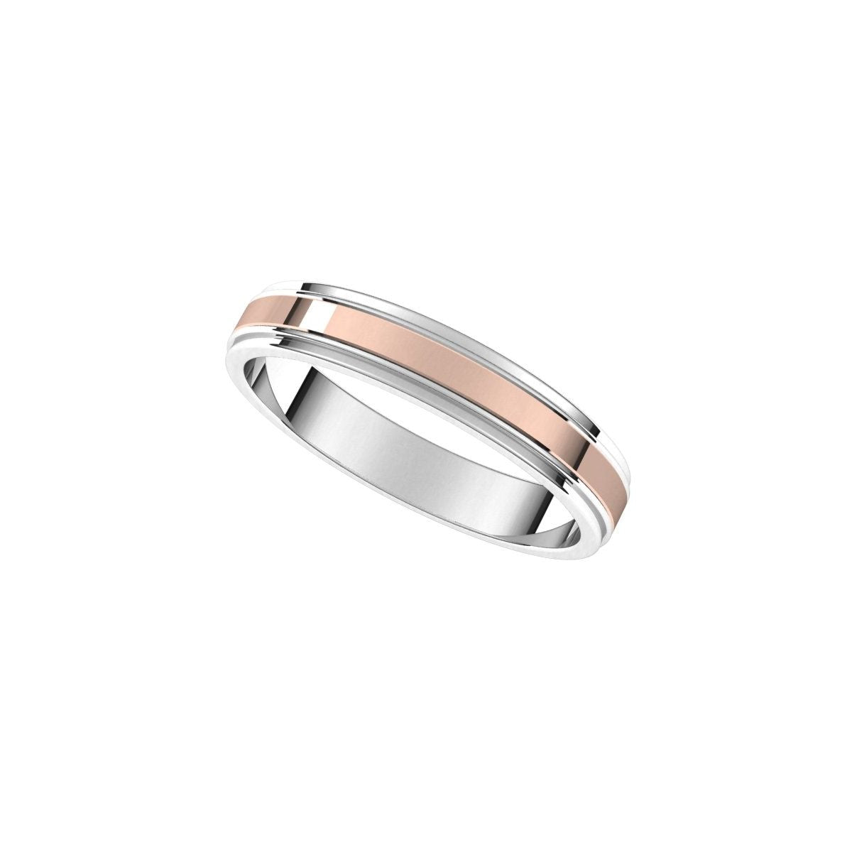 Milgrain Inlay Flat Band