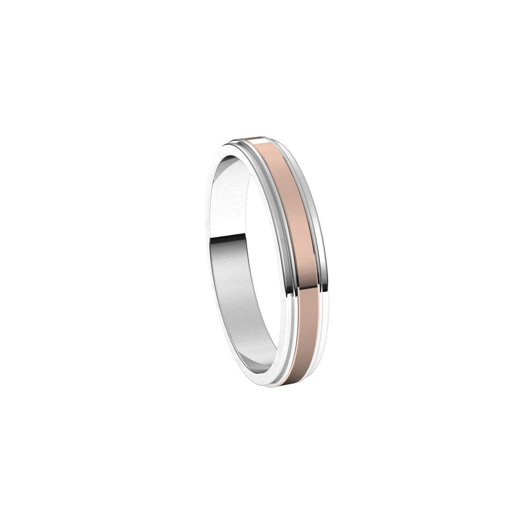 Milgrain Inlay Flat Band