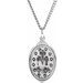 Oval Miraculous Medal Necklace or Pendant