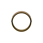 Milgrain Inlay Flat Band