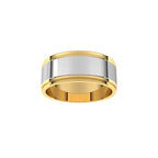 Milgrain Inlay Flat Band