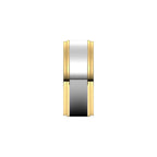 Milgrain Inlay Flat Band