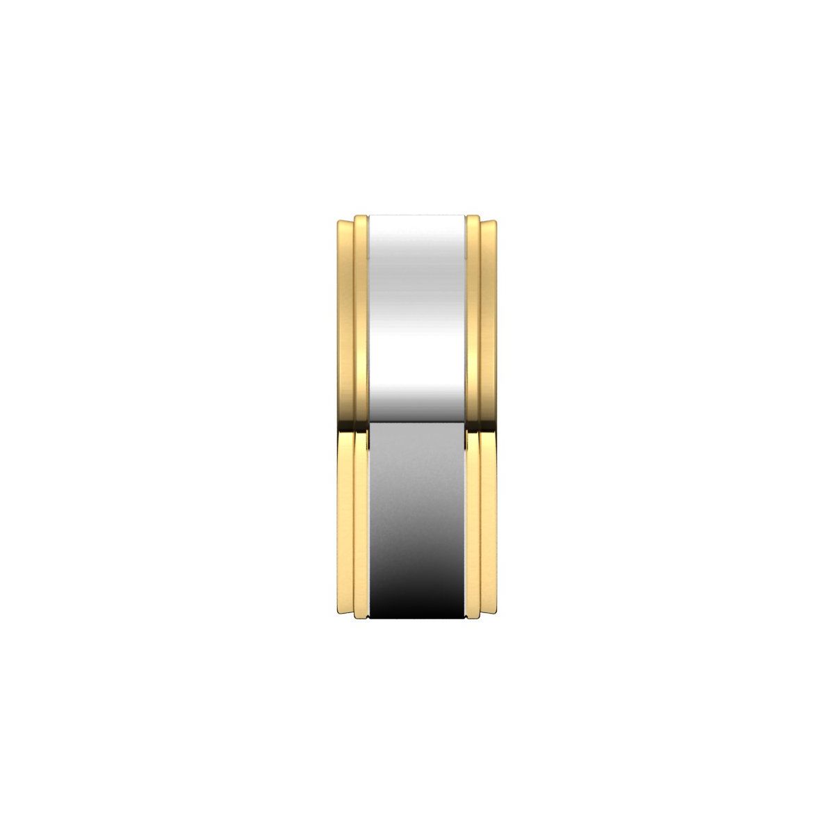 Milgrain Inlay Flat Band