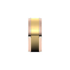 Milgrain Inlay Flat Band