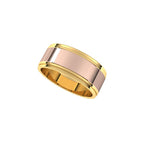 Milgrain Inlay Flat Band