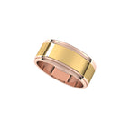 Milgrain Inlay Flat Band
