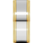 Milgrain Inlay Flat Band