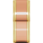 Milgrain Inlay Flat Band