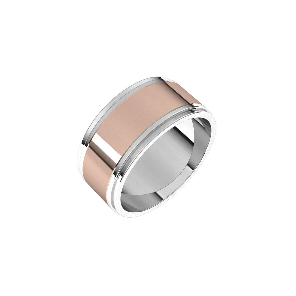 Milgrain Inlay Flat Band