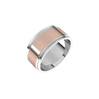 Milgrain Inlay Flat Band