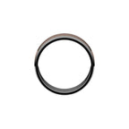 Milgrain Inlay Flat Band