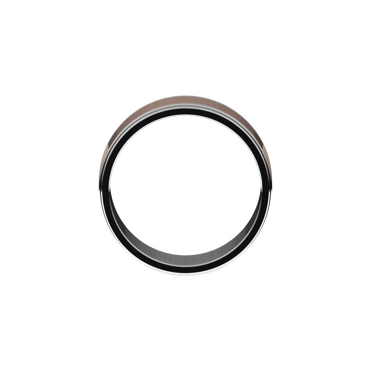 Milgrain Inlay Flat Band