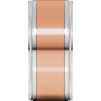 Milgrain Inlay Flat Band