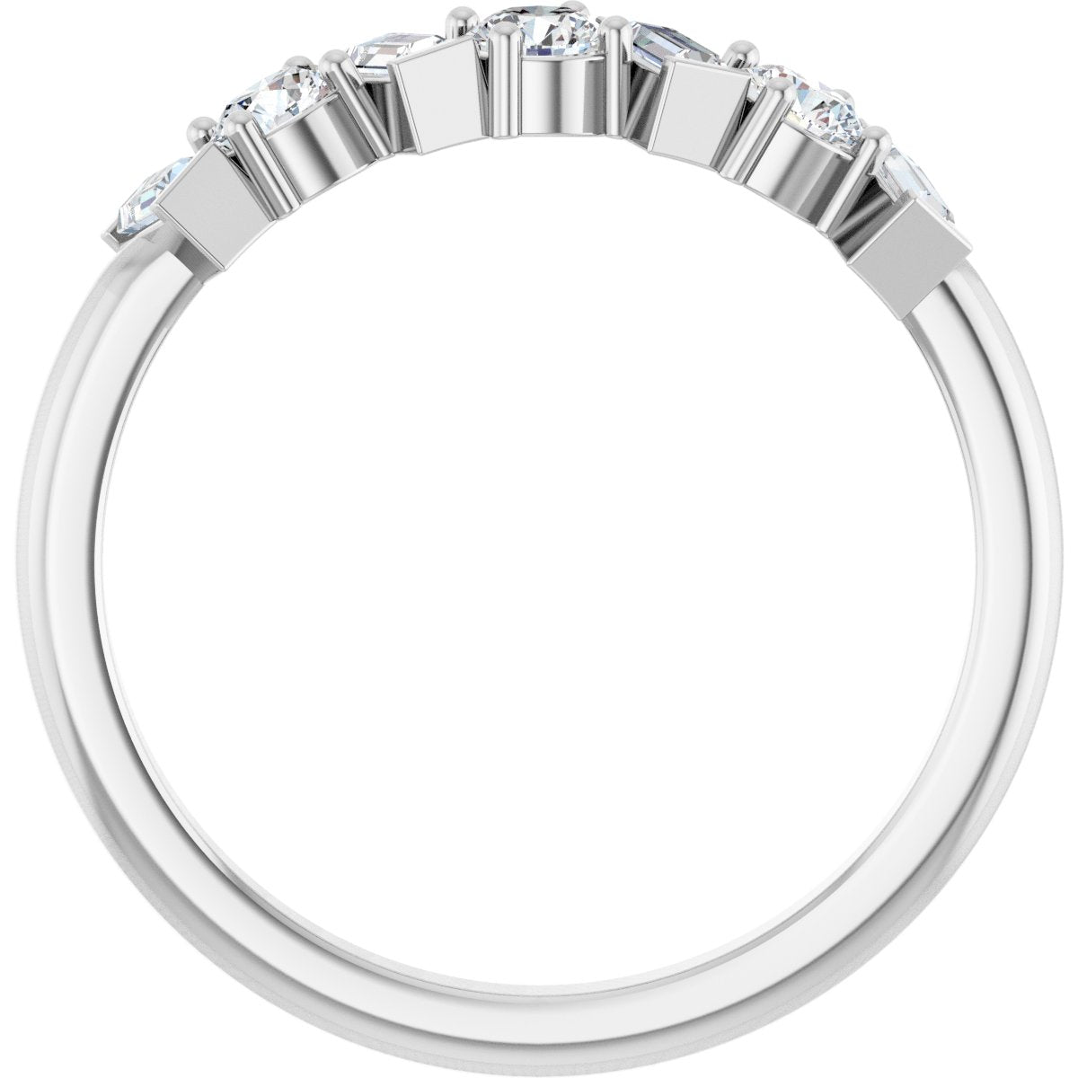 Multi-Shape Anniversary Band
