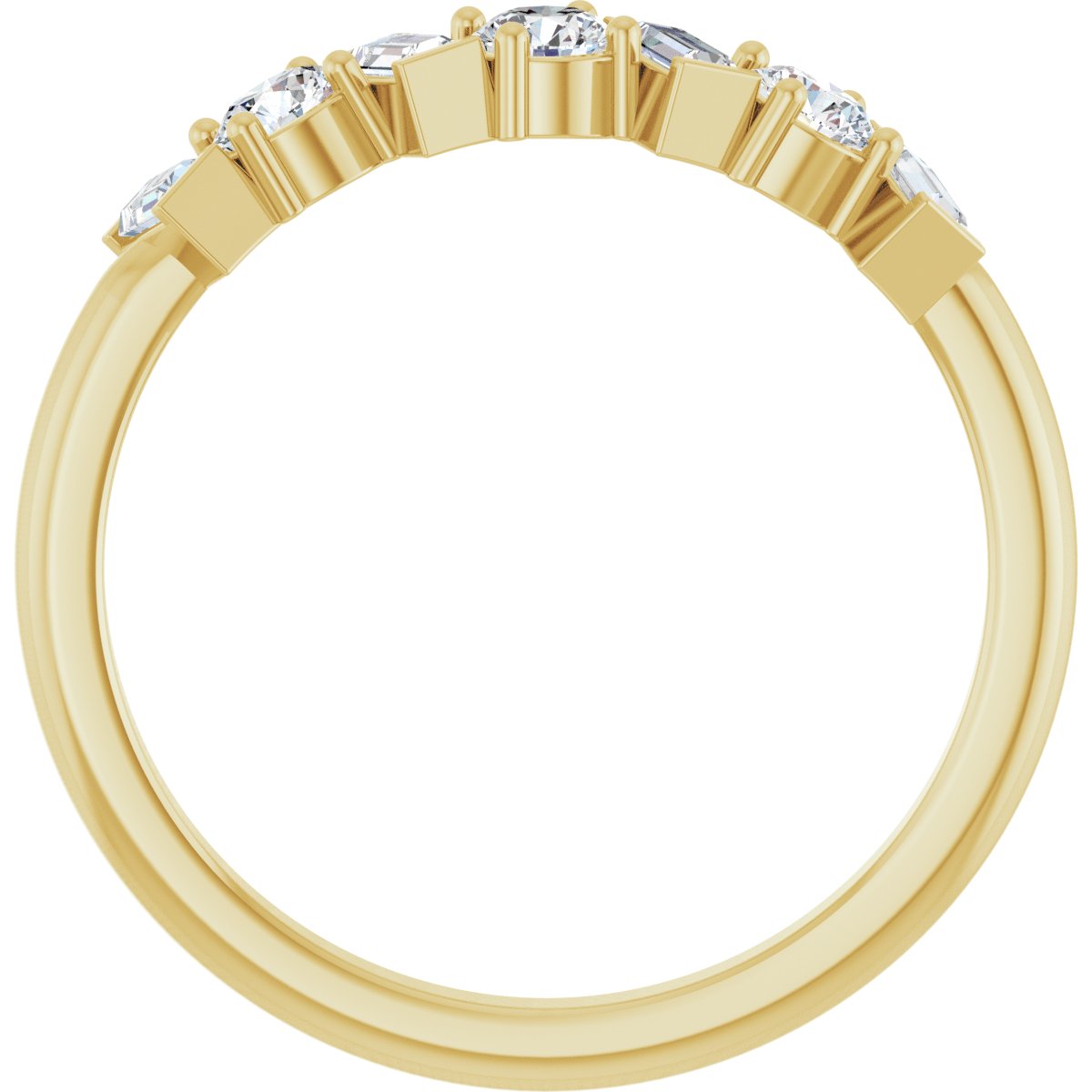 Multi-Shape Anniversary Band