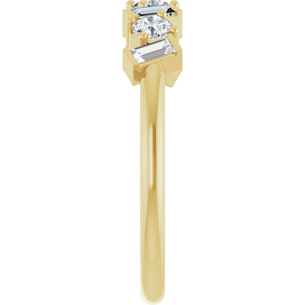 Multi-Shape Anniversary Band