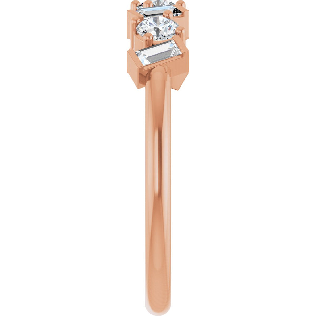 Multi-Shape Anniversary Band