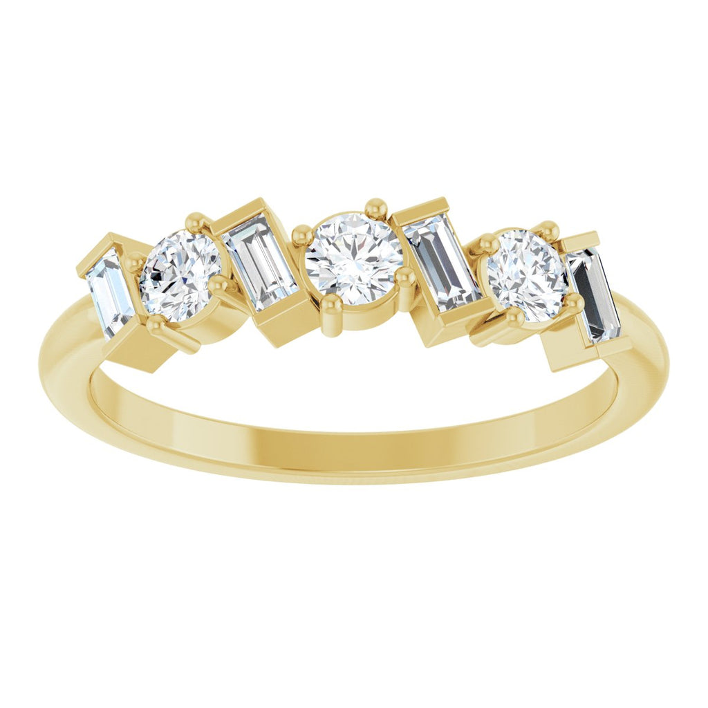 Multi-Shape Anniversary Band