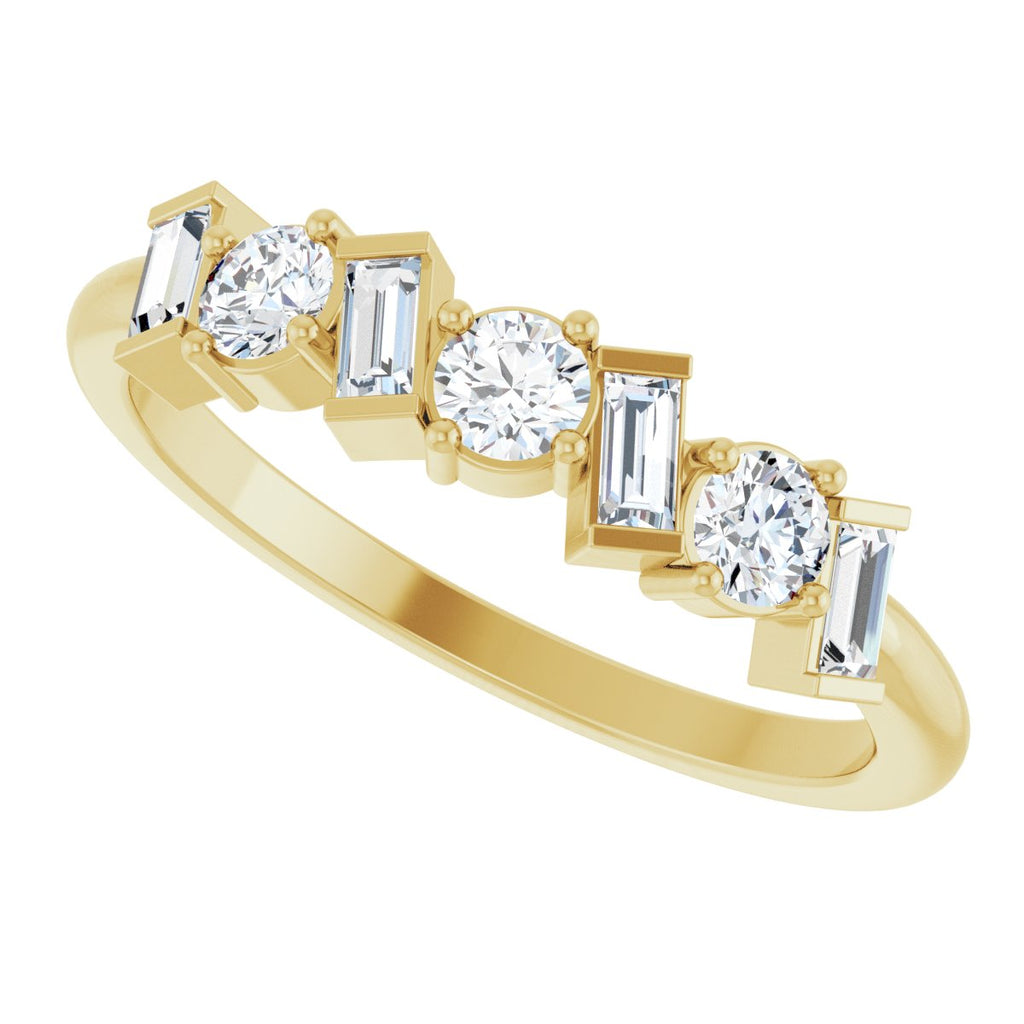 Multi-Shape Anniversary Band