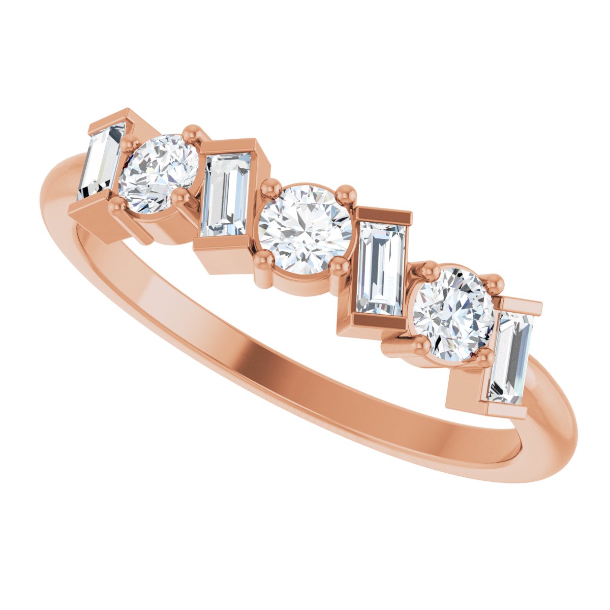 Multi-Shape Anniversary Band