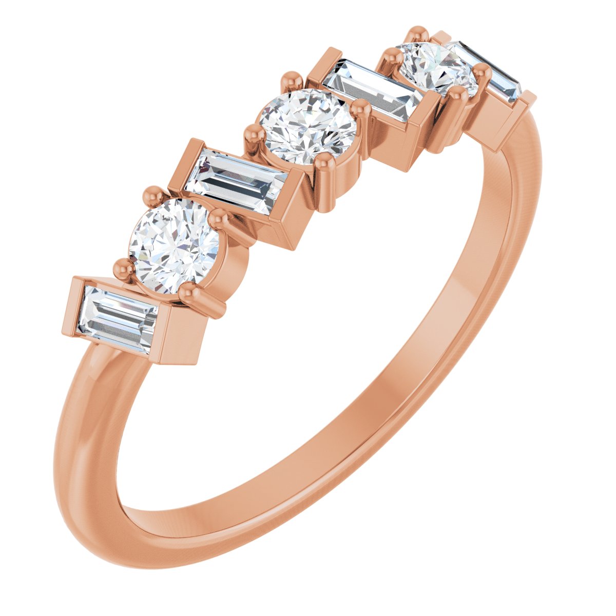 Multi-Shape Anniversary Band