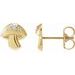 Mushroom Stud Earrings