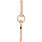 Script Initial Necklace or Pendant