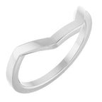 Half-Bezel Accented Engagement Ring or Band