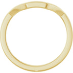 Half-Bezel Accented Engagement Ring or Band