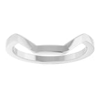 Half-Bezel Accented Engagement Ring or Band
