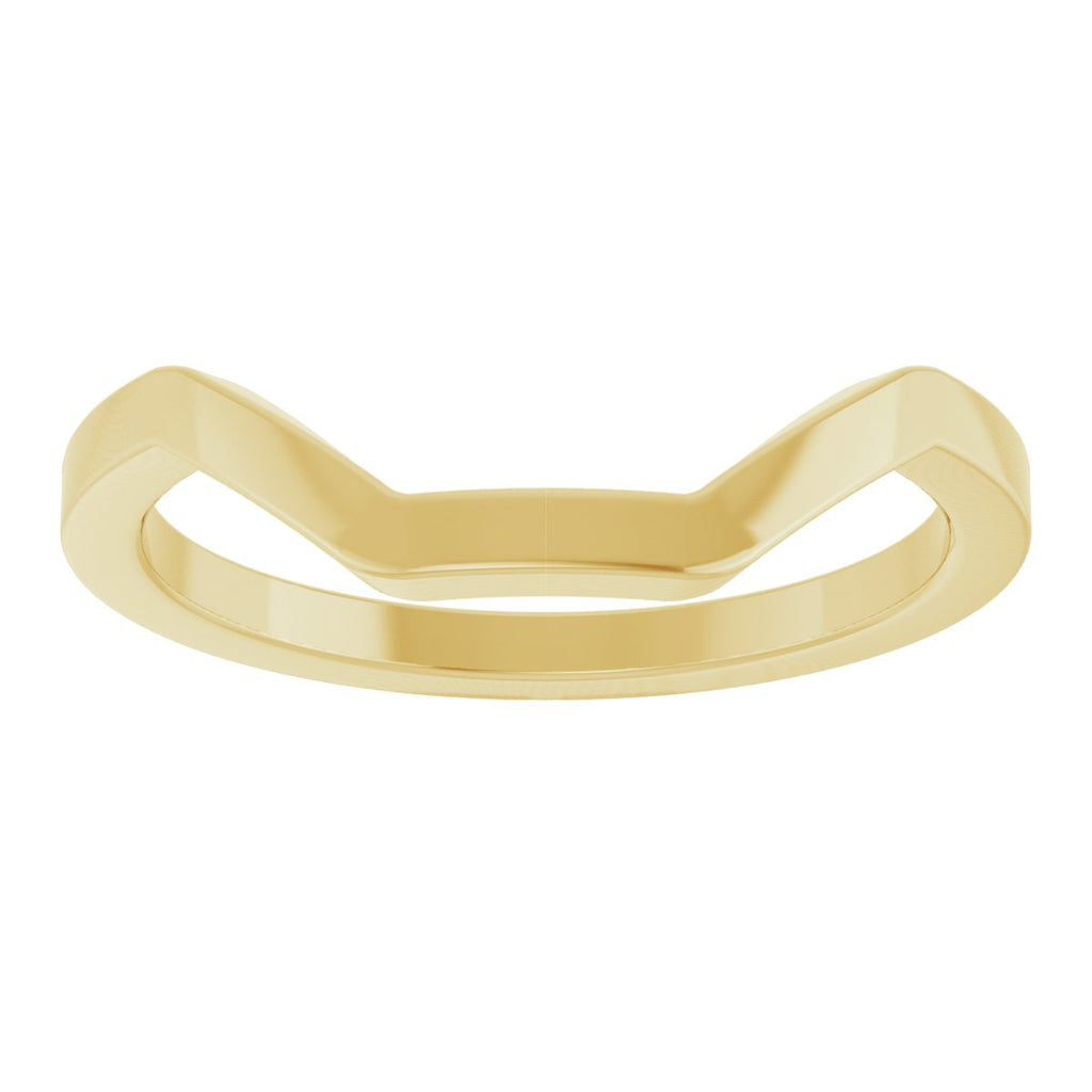 Half-Bezel Accented Engagement Ring or Band