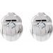 Scarab or Moth Stud Earrings