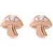 Mushroom Stud Earrings