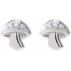 Mushroom Stud Earrings