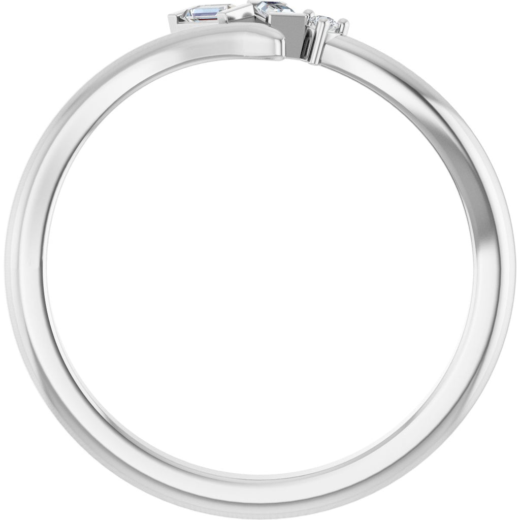 Accented Bypass Ring