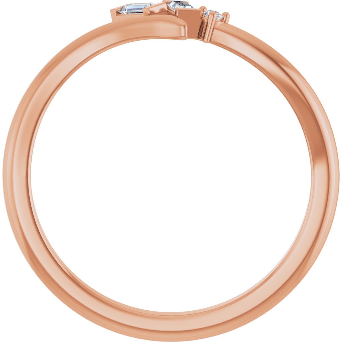Accented Bypass Ring