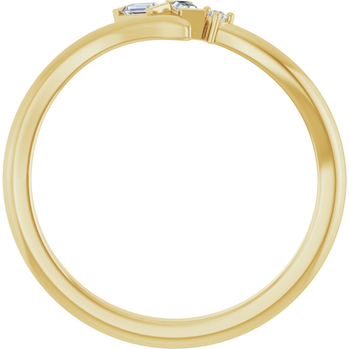 Accented Bypass Ring