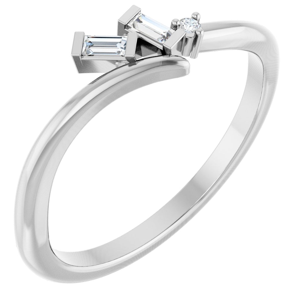 Accented Bypass Ring