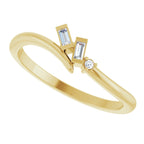 Accented Bypass Ring