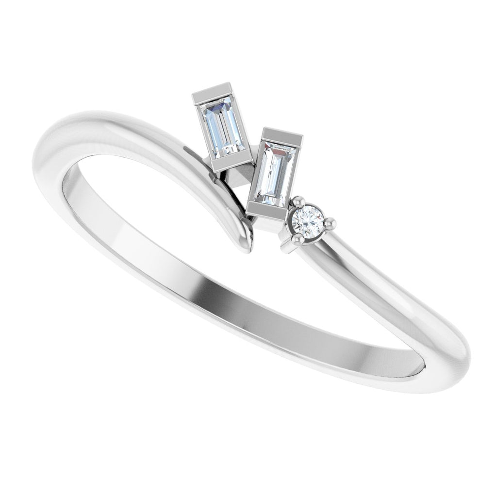 Accented Bypass Ring