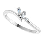 Accented Bypass Ring