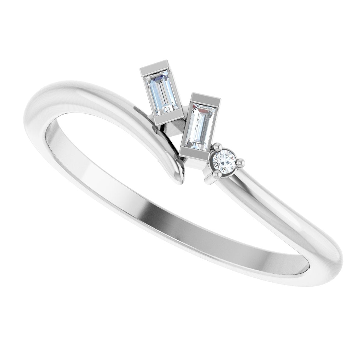 Accented Bypass Ring