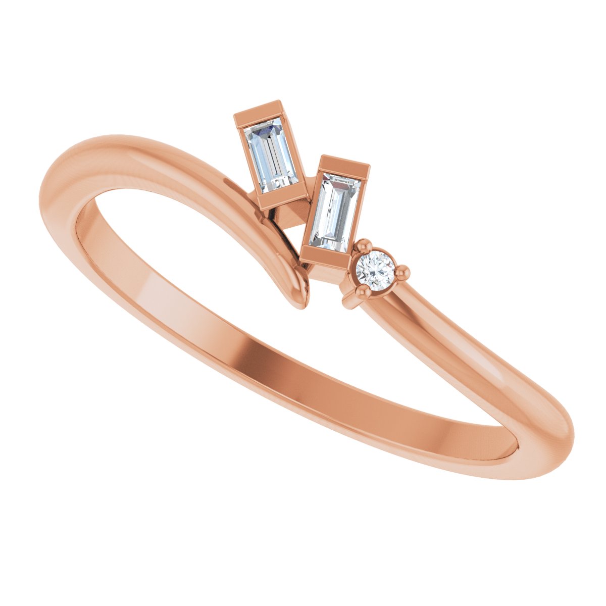 Accented Bypass Ring
