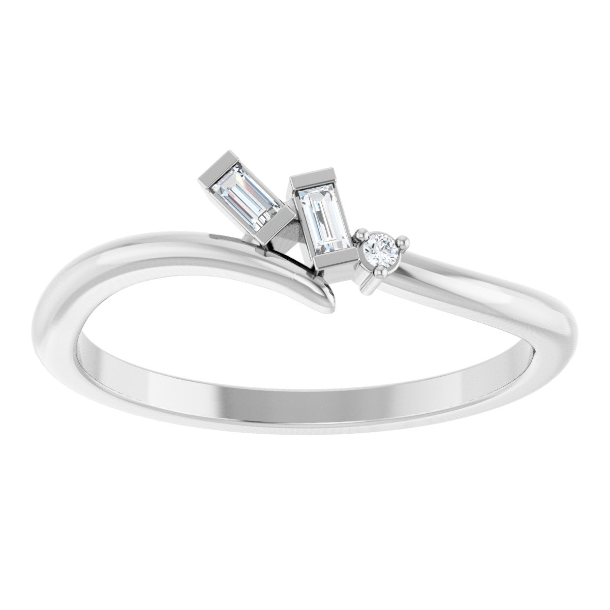 Accented Bypass Ring