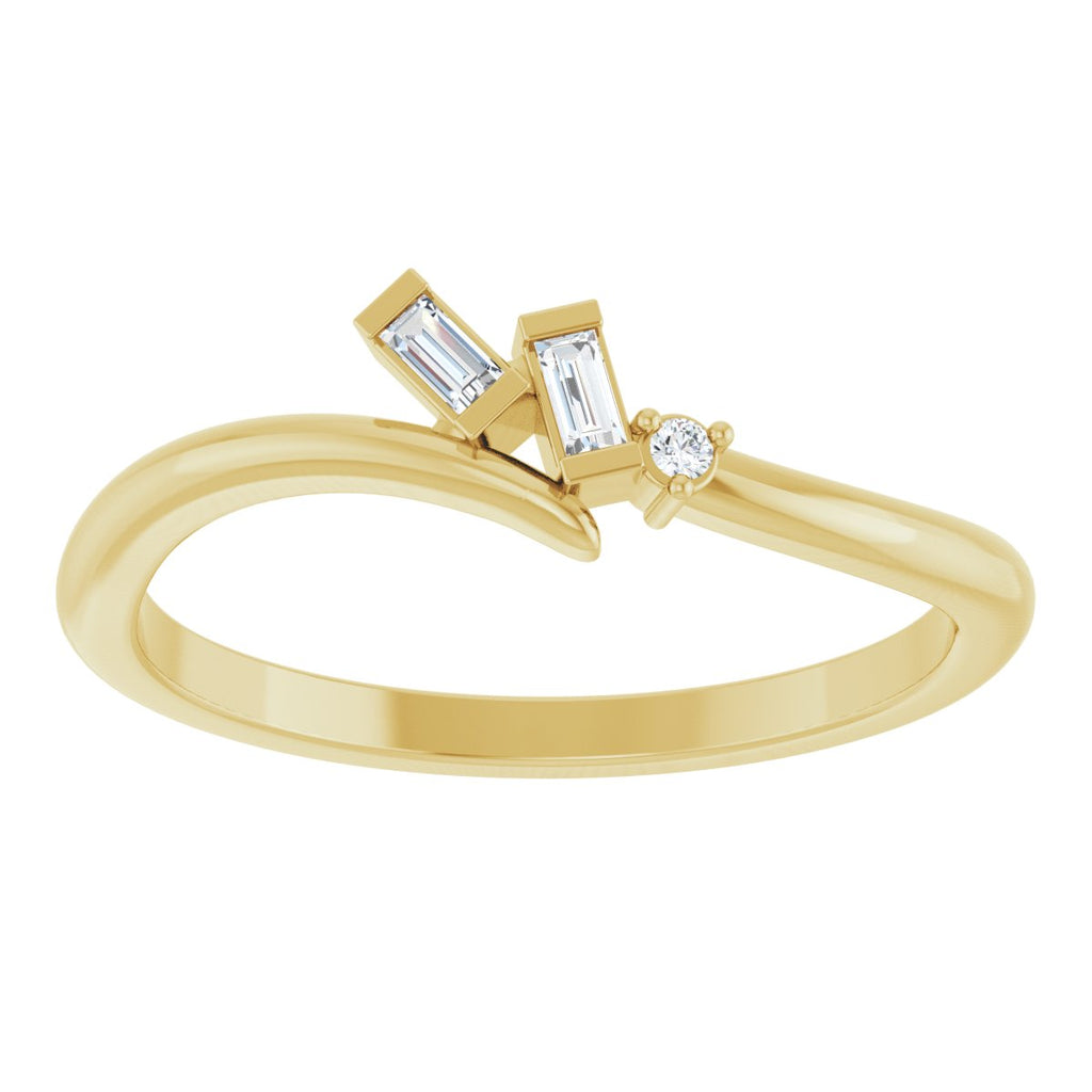 Accented Bypass Ring