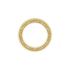 Milgrain Floral Flat Band