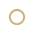 Milgrain Floral Flat Band