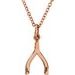 Tiny Posh® Wishbone Necklace