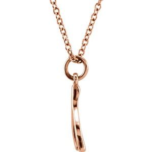 Tiny Posh® Wishbone Necklace