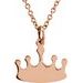 Tiny Posh® Crown Necklace